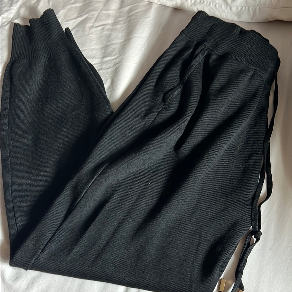 Women's sweater jogger pants with pockets